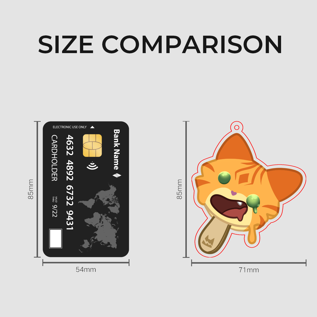 Firestar x Sandstorm Popsicle Acrylic Keychain