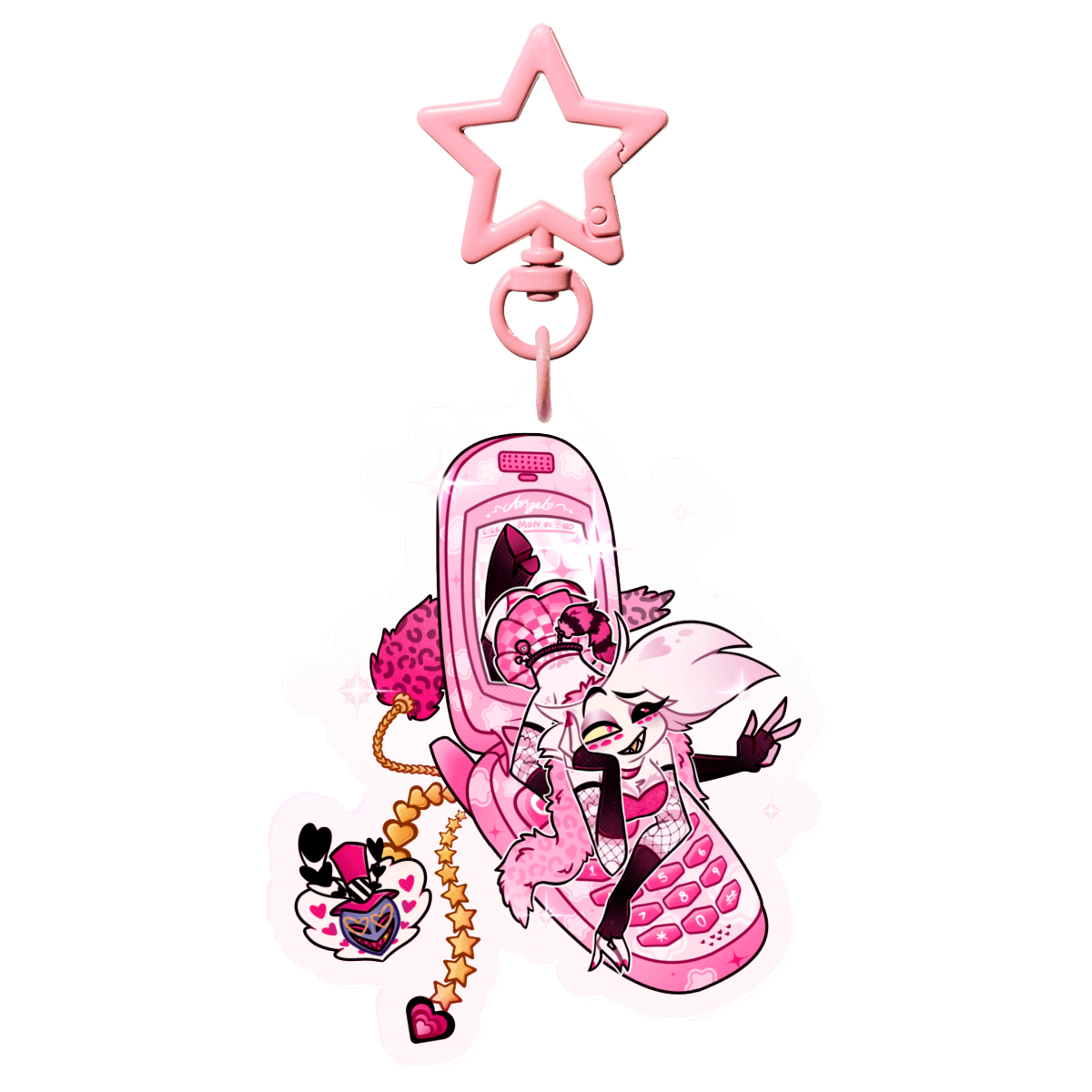 Angel Dust Y2K Acrylic Keychain