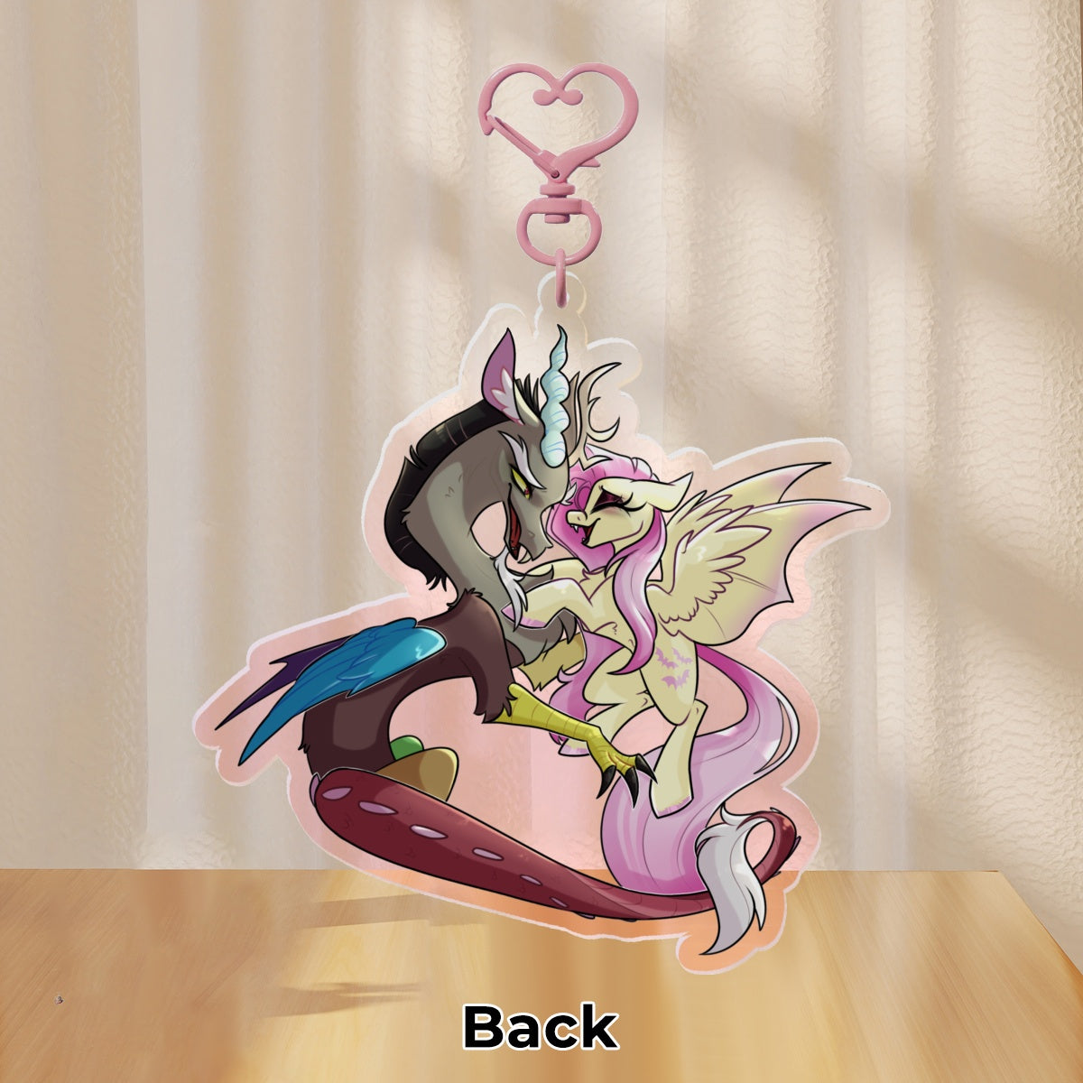 Fluttercord Acrylic Keychain