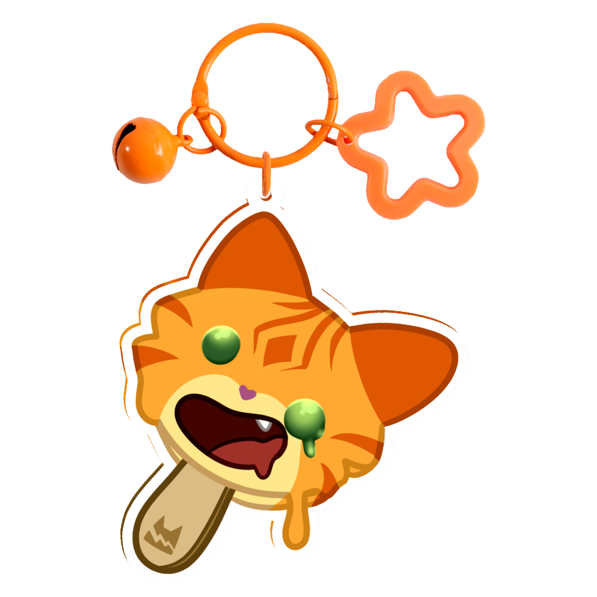 Firestar x Sandstorm Popsicle Acrylic Keychain