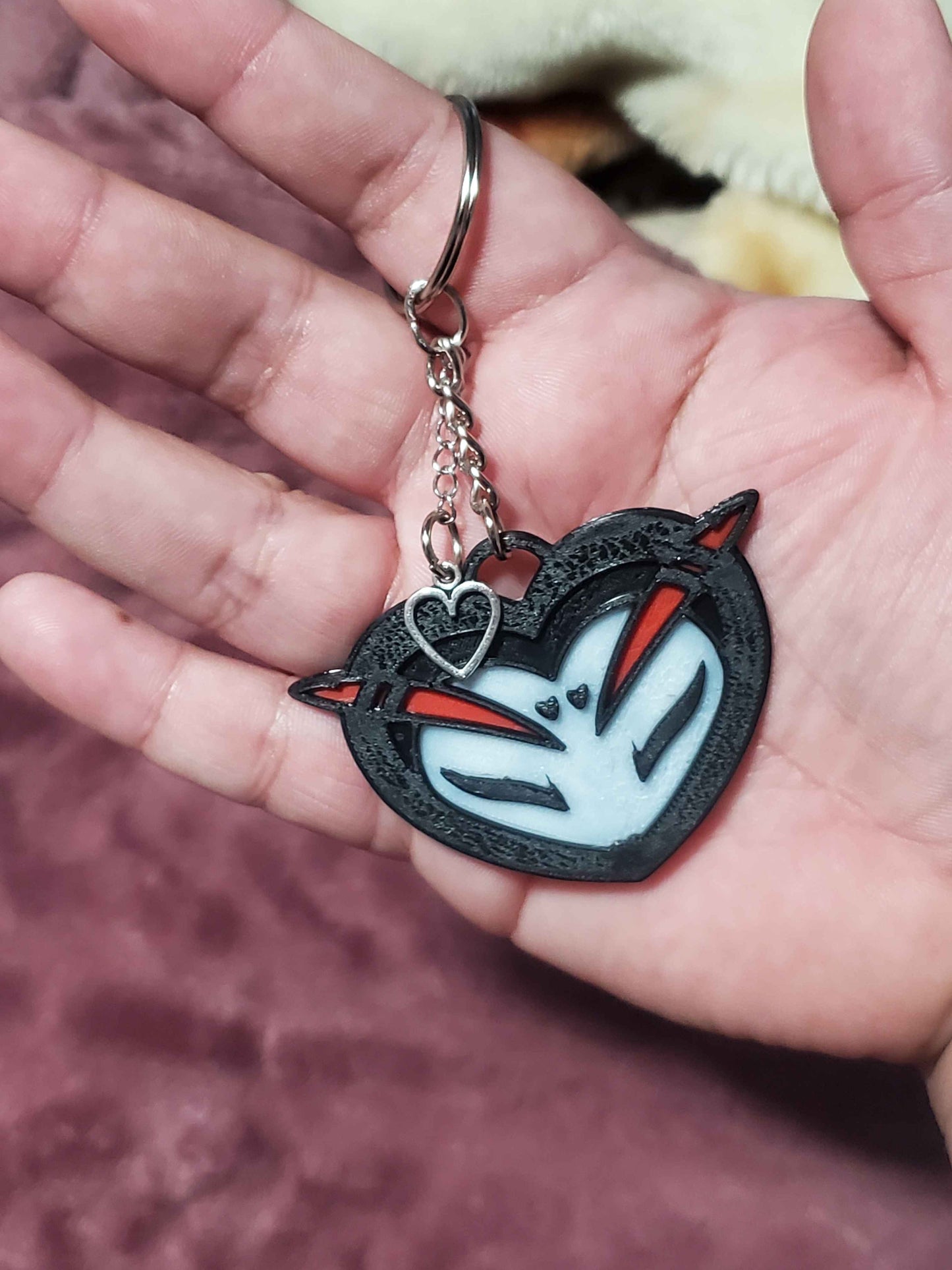 Husk Heart Keychain