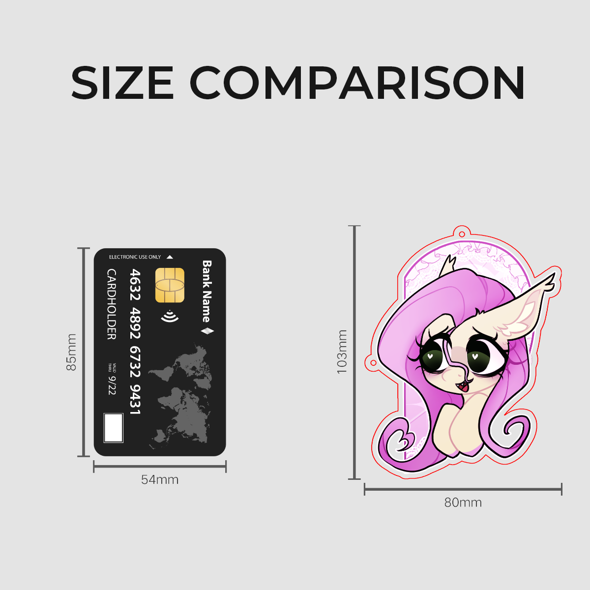 FlutterDust Ship Acrylic Magnet Keychains