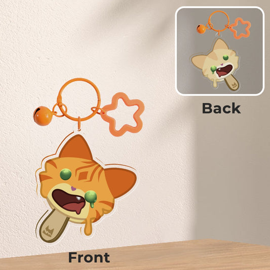 Firestar x Sandstorm Popsicle Acrylic Keychain