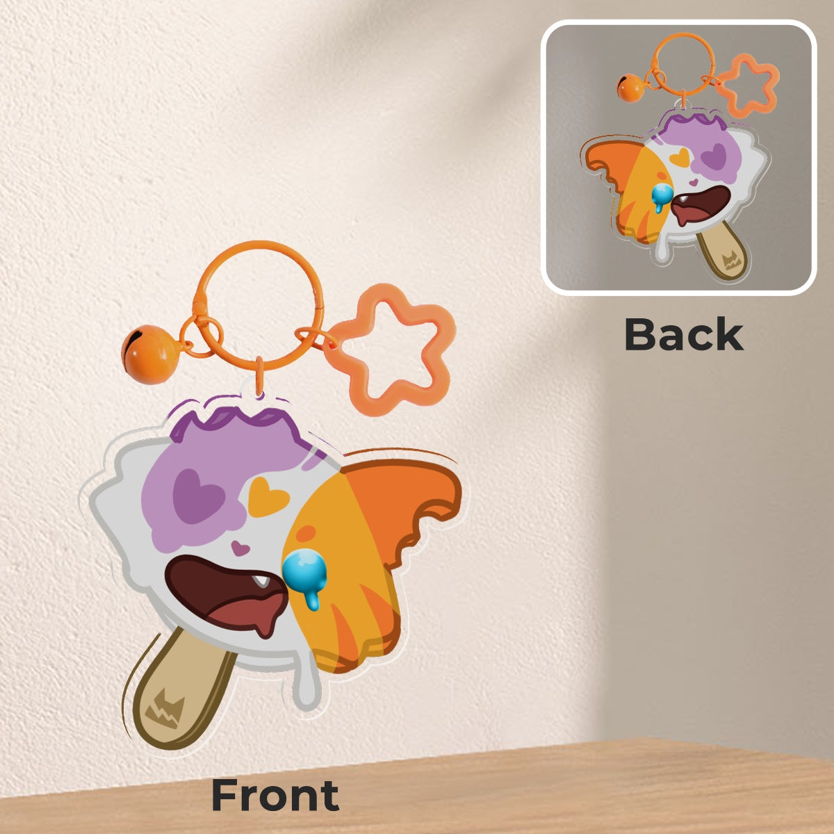 Brightheart Popsicle Acrylic Keychains