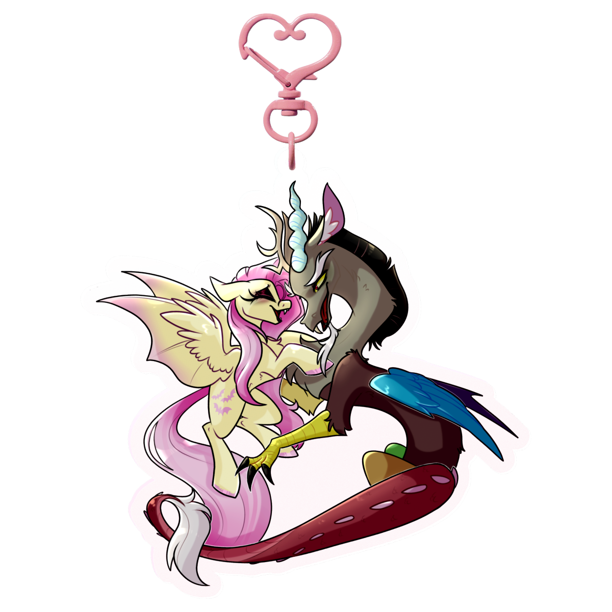Fluttercord Acrylic Keychain