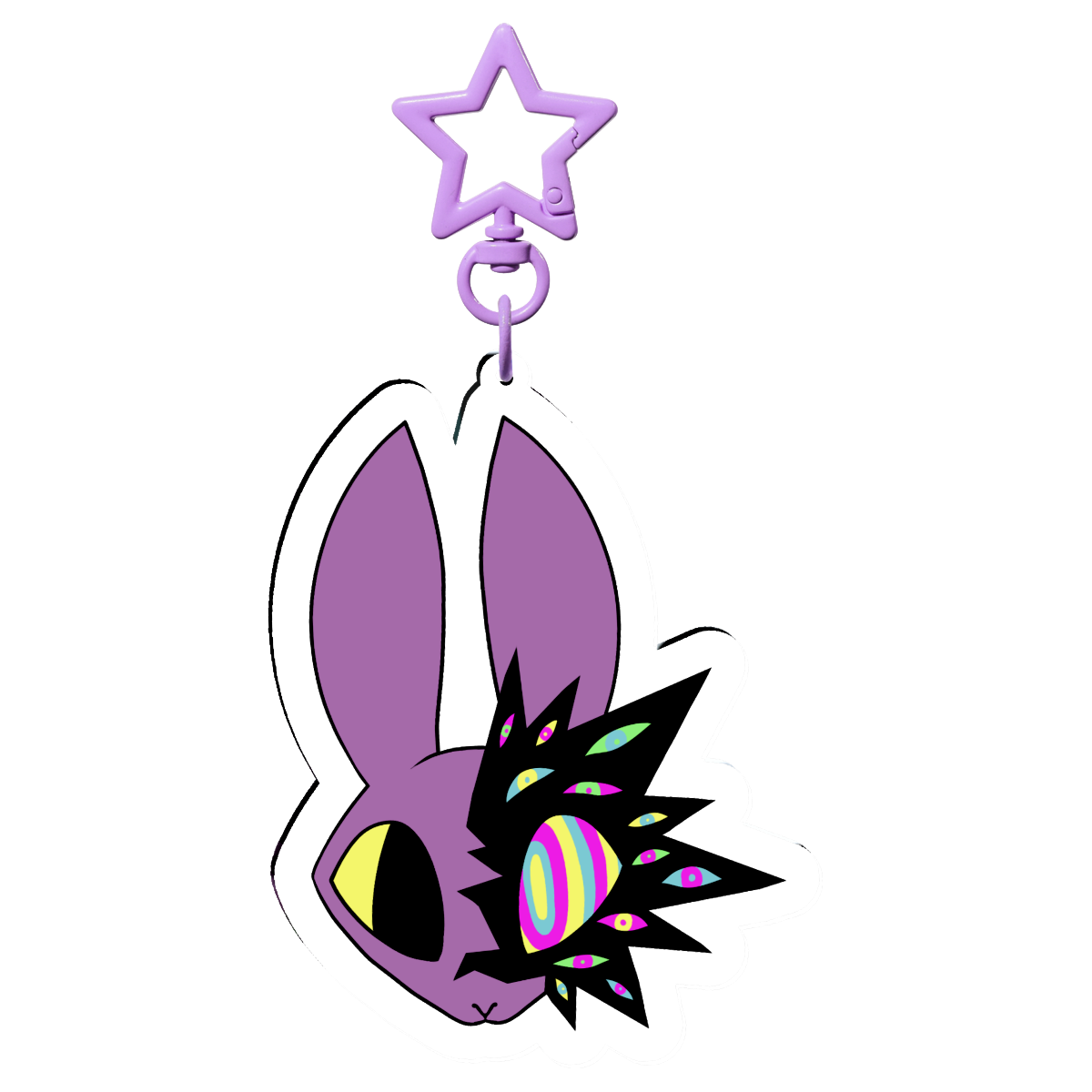 Jax Clear Acrylic Keychain