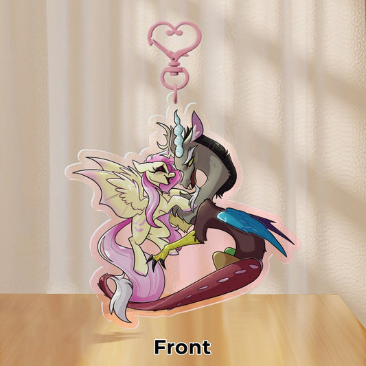 Fluttercord Acrylic Keychain