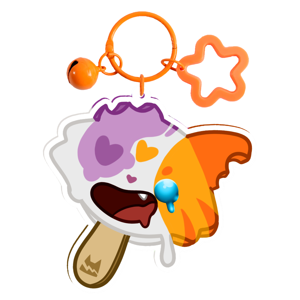 Brightheart Popsicle Acrylic Keychains