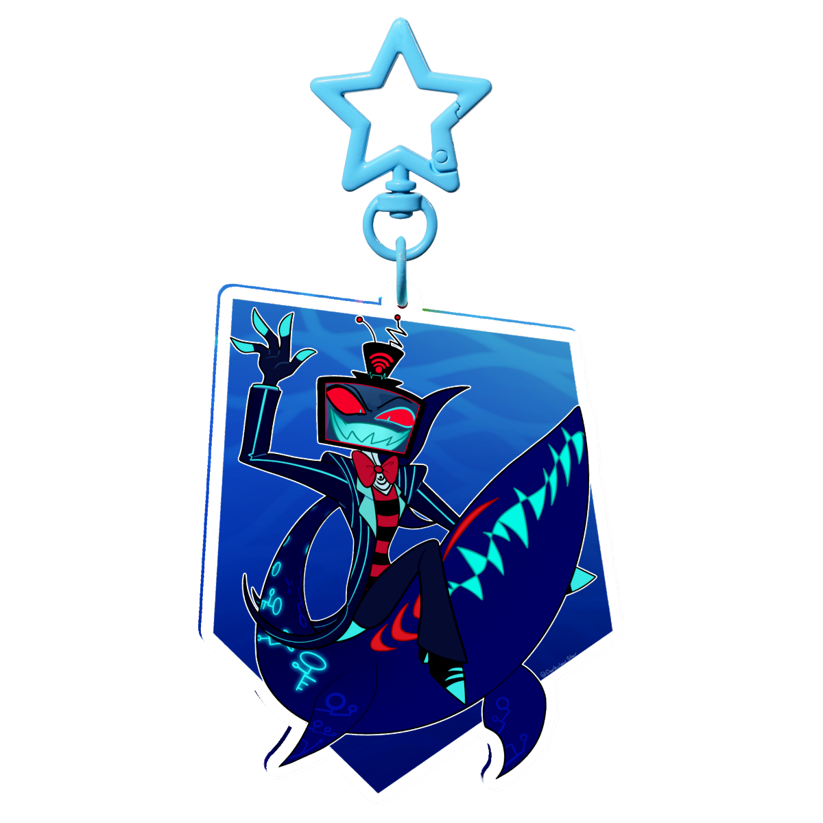 Vox Clear Acrylic Keychain