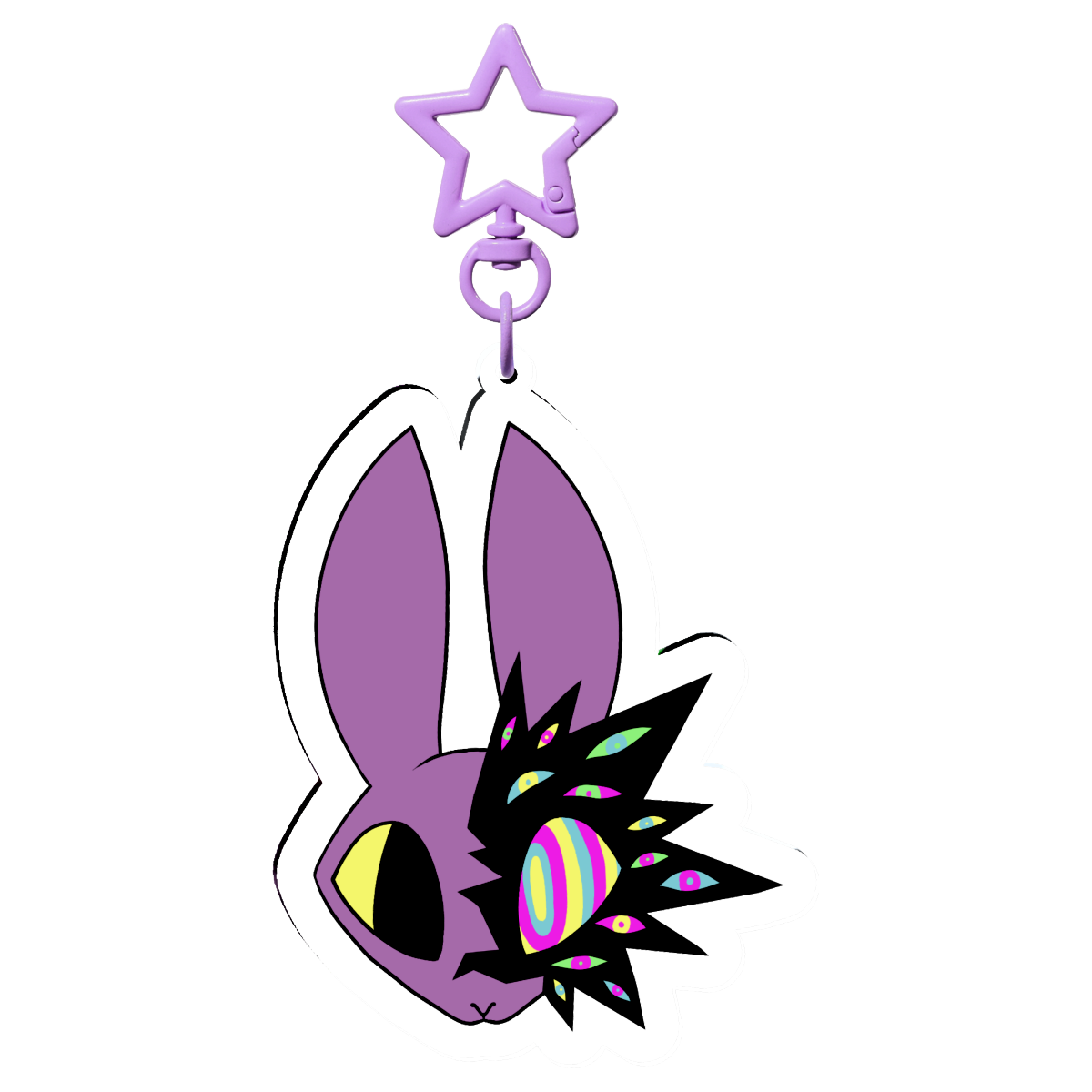 Jax Clear Acrylic Keychain