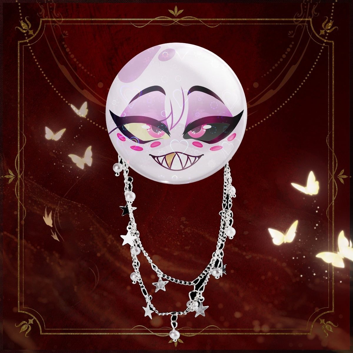 Angel Dust Badge With Chains