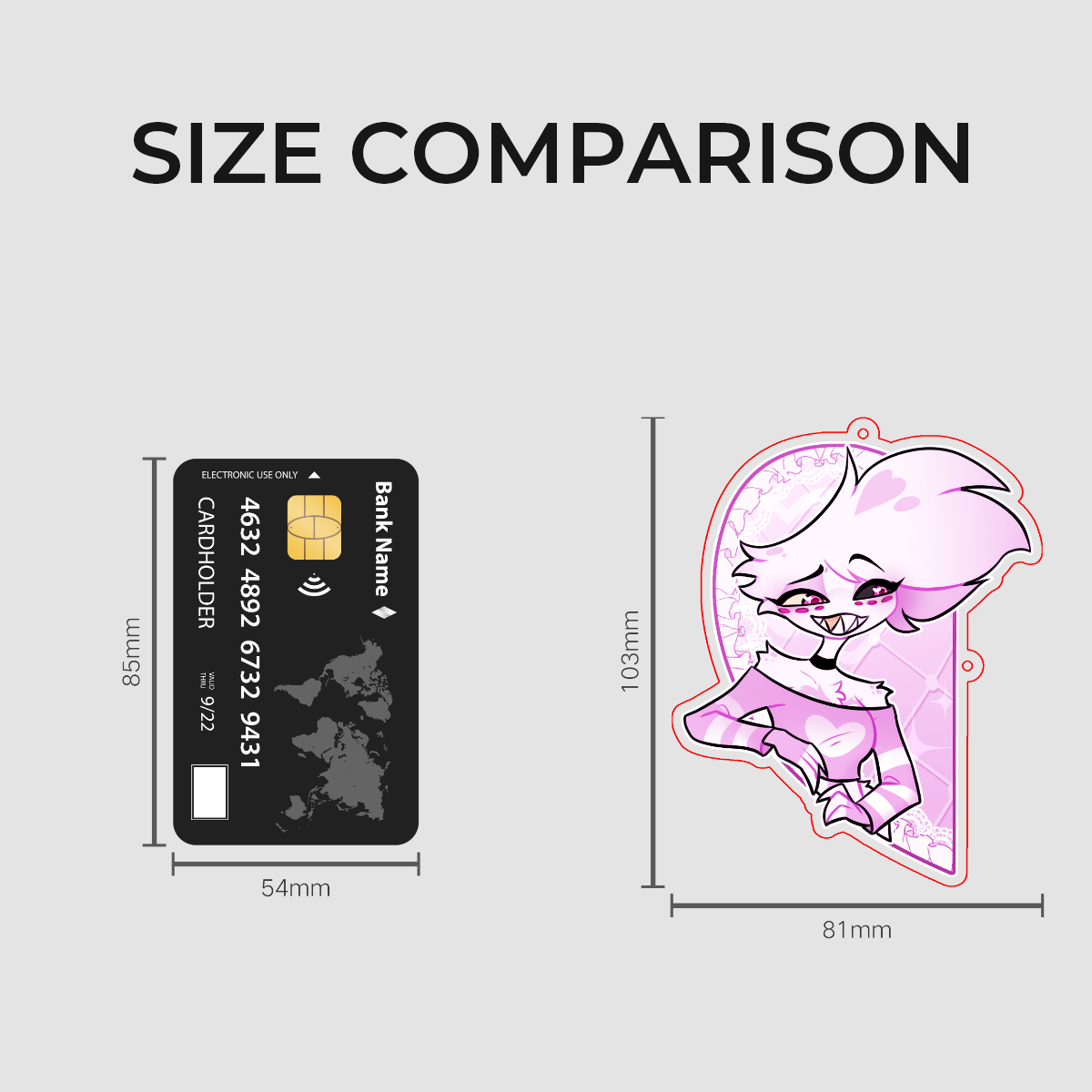 FlutterDust Ship Acrylic Magnet Keychains