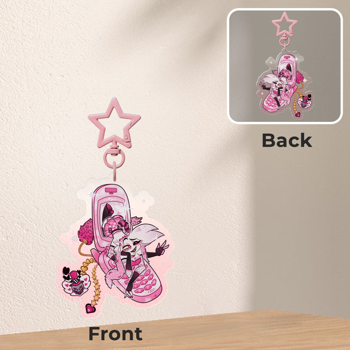 Angel Dust Y2K Acrylic Keychain