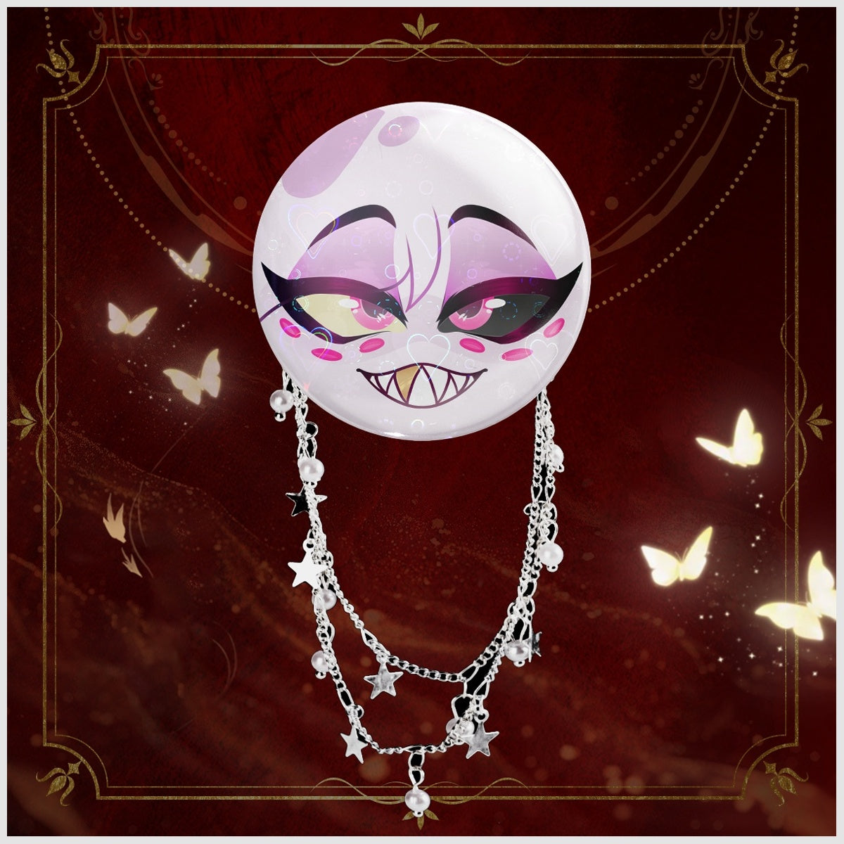 Angel Dust Badge With Chains